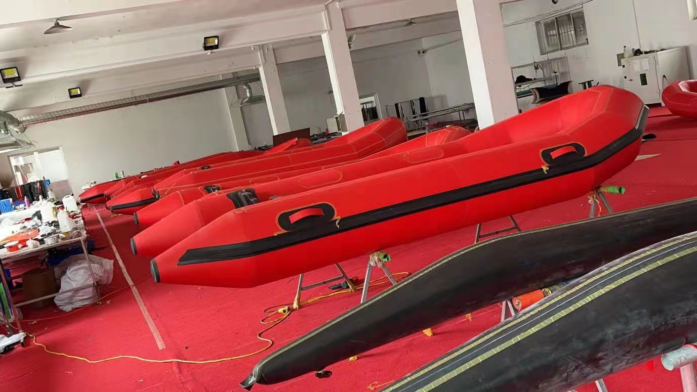 Bulk production of inflatable rescue boats at CWTC